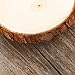OULII Wood Slices Tree Log Discs Rustic Wedding Christmas Ornaments, 7-9CM, 10pcs