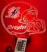 Miami Dolphins NFL Light Up Lamp LED Personalized Free Football Light Up Desk Light Lamp LED Table Lamp, Our Newest Feature - It's WOW, With Remote, 16 Color Options, Dimmer, Free Engraved, Great Gift
