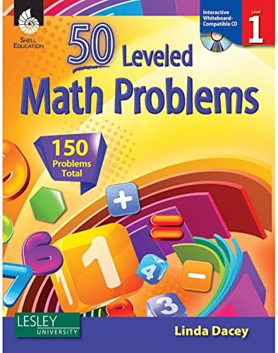 50 Leveled Math Problems Level 1