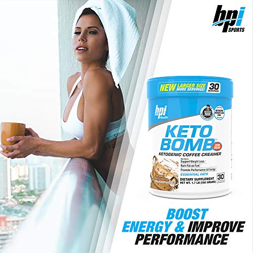 Bpi Health Keto Bomb - Ketogenic Coffee Creamer - Amazing Taste - Supports Weight Loss - Essential Fats - Boosts Energy - 0 Sugar - Caramel Macchiato - 30 Servings - Larger Size- Save More - Thumbnail 4
