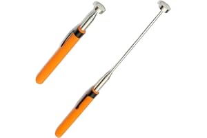 8 Pound Magnetic Pickup Tool - Extendable Stainless Steel Rod, Portable & Durable Design for Nails, Screws, Small Metal Piece