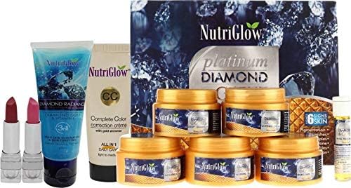 nutriglow platinum diamond gold facial kit
