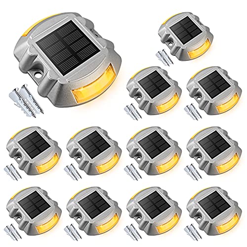 Solar Deck Lights Driveway Dock Lights, VOLISUN