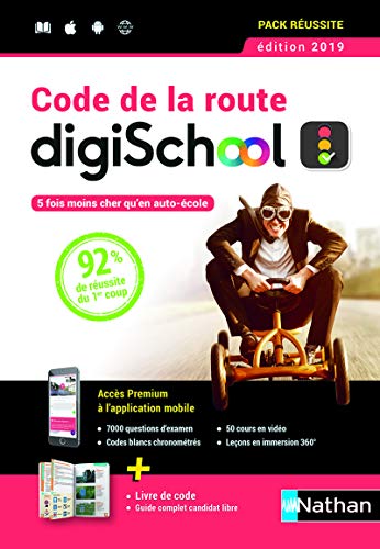 Coffret Code de la route digischool + 1 livre + livret + 1 carte d'activation + 1 marque page (REFERENCE DIVERS) (French Edition) by Collectif