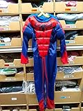 Christmas Party Boy Spiderman Costume Kids Superhero Cosplay Bodysuit Children (M)