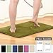 Clara Clark Bath Mat – Memory Foam Bath Mat - Soft Bathroom Rug - Non Slip and Super Absorbent - Fast Drying Machine Washable Bath Mat - Sage - Large Size 20” x 32”