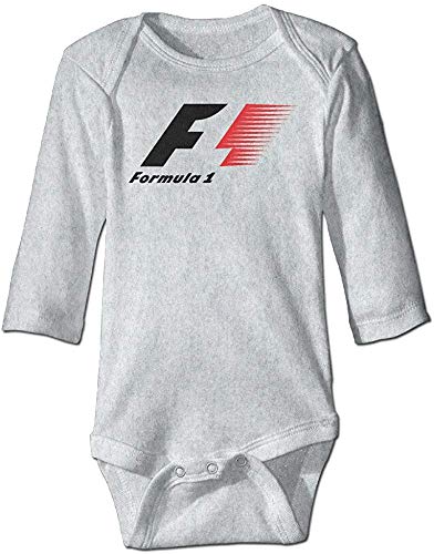 SADODER Baby F Racing Baby Long Sleeve Bodysuit Navy