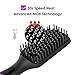 Ionic Hair Straightener Brush, GLAMFIELDS Electrical Heated Irons Hair Straightening with Faster Heating, MCH Ceramic Technology, Auto Temperature Lock, Anti Scald, Heat Resistant Glove