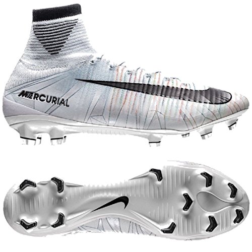 NIKE Mercurial Superfly V DF CR7 FG Cleats [Blue Tint] (11)