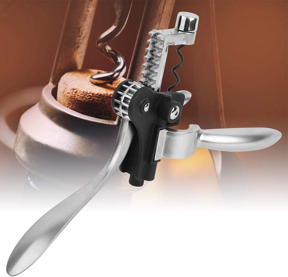 Wine Corkscrew Zinc Alloy Red Wine Opener Rotating Corkscrew Manual Bottle Opener with Cute Bunny Ears Shaped Handle - Image 5