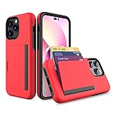 FDTCYDS iPhone 15 Pro Case with Card Holder,Credit