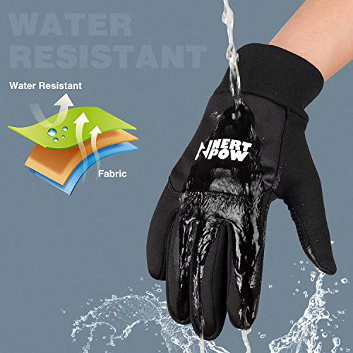 image for Nertpow Winter Cycling Bike Gloves, Warm Thermal Windproof Driving Run