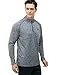 TM-MKZ01-SDG_X-Large Tesla Men's 1/4 Zip Cool Dry Active Sporty Shirt MKZ01