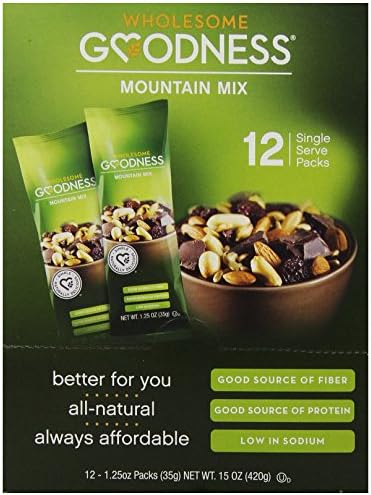 Wholesome Goodness Mountain Trail Mix, Caddy, 12 Count