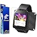 ArmorSuit LG G Watch Screen Protector MilitaryShield + Black Carbon Fiber Skin Wrap Film Back Protector for LG G Watch