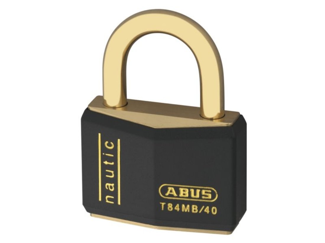 Abus T84Mb/40 Padlock Black Twin Pack
