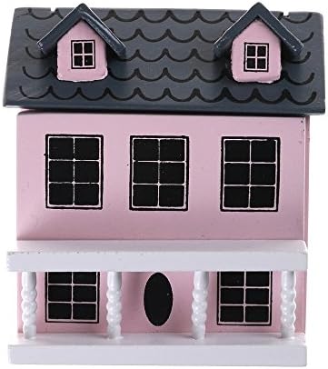 kawaii Furniture DIY Dollhouse Wodden Miniatura Dollhouses Furniture Toys For Children gifts the door can be opened