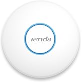 Tenda WiFi 6 AX3000 Wireless Access Point | Dual-Band WAP for Business/Home | 1G PoE/LAN Port, 802.3at PoE+ Powered(Injector Included), Cloud/App/Local Web Managed, OFDMA, MU-MIMO, WPA3, Multi-SSID (i27)