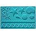 Kakasogo 2Pcs Large & Small Cute Seashell Ocean Shell Sea Life Silicone Mold for Fondant Chocolate Sugar Craft DIY Cake Candy Decorating Romantic Baking Mould