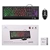 Rii Gaming Keyboard and Mouse,RGB Light Up Keyboard and Mouse Set for PS4,Xbox for Gaming ,Working-UK Layout