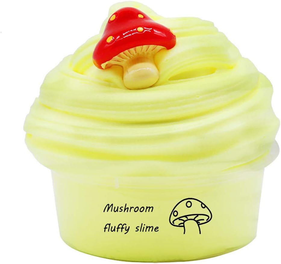 About1988 Fluffy Slime ,DIY Slime Kit for Girls Boys, 60ML DIY Slime Supplies Fruit Kit Cloud Slime Children Slime Toy Mud Puff Slime Putty Scented Clay Toy ,Kids Adult Stress Reliever Toy (D)