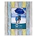 Prinz Shorelines Washed Wood Frame, 5 by 7-Inch, Multi-Color