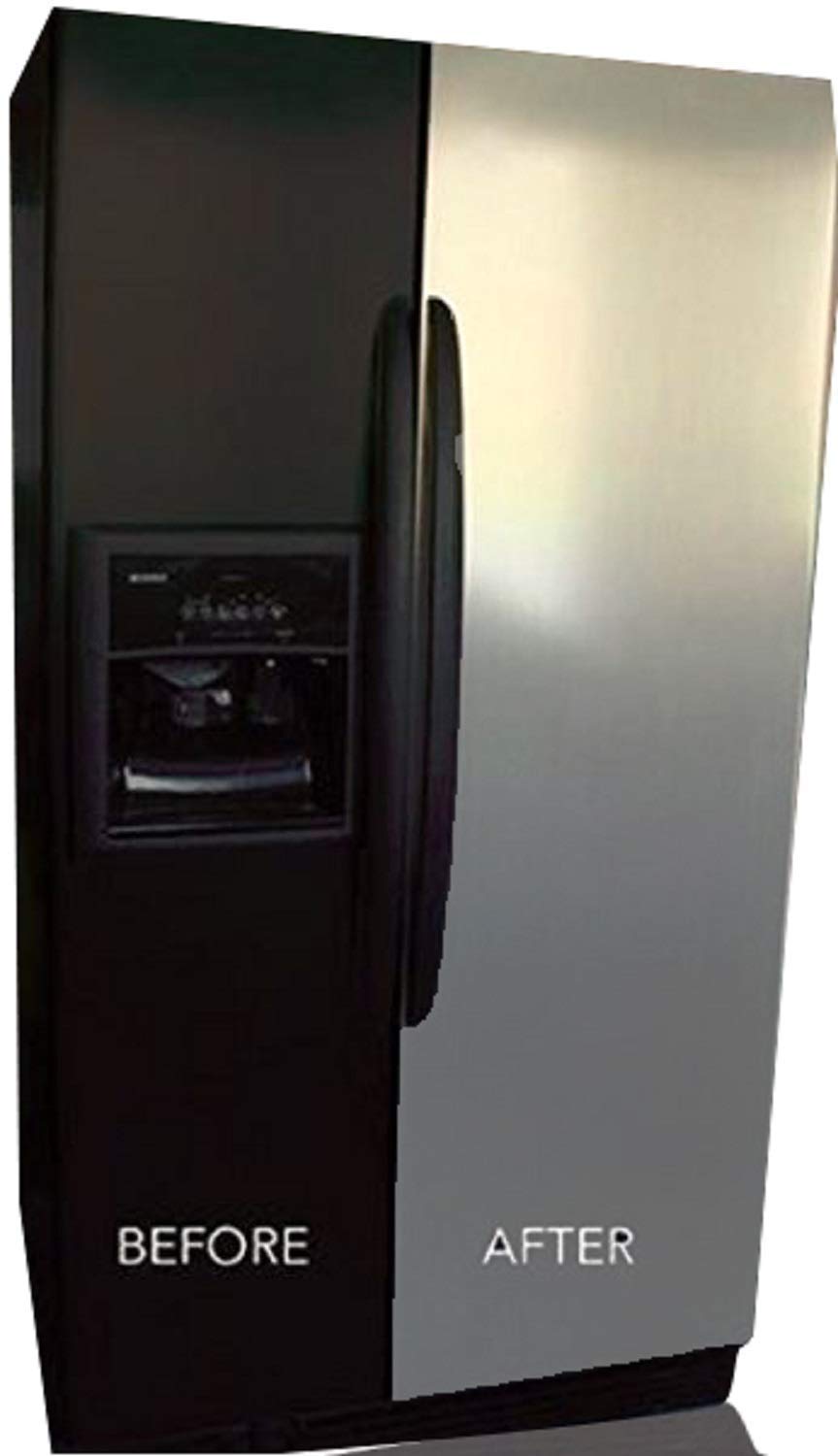 Dishwasher Refrigerator Contact Paper Peel & Stick Satin Stainless