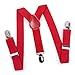 ELENKER Baby Boys Adjustable Elastic Solid Color 1 inch Suspenders (Size 30