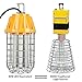 LEONLITE Linkable LED Temporary Work Light, 100W Ultra Bright, 4000K UL Listed Construction Lights High Bay Fixture with Outlet & Hook, Hanging for Indoor/Outdoor Job Site & Workshop