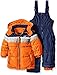 iXtreme Baby Boys' Colorblock Snowsuit, Orange, 12 Months