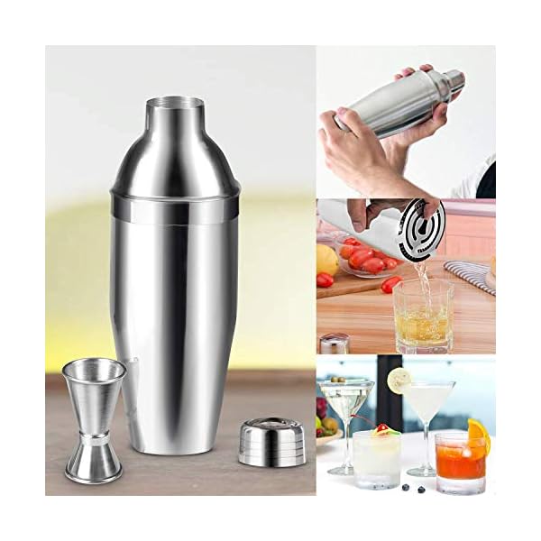 FYLINA Cocktailshaker Geschenk Edelstahl 14-teiliges Cocktail Bar Set