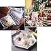 LiyuanQ Christmas Self Adhesive Candy Bag 200 PCS Cellophane Cookie Bags Self-adhesive Sealing Cellophane Bags White Polka Dot Clear Bags OPP Plastic Party Bag for Bakery, Candy (5.5 x 5.5 inches)