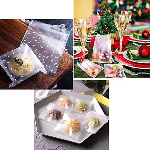 image for LiyuanQ Self Adhesive Treat Bag Cellophane Treat Bags Self-adhesive Se