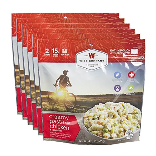 Outdoor Creamy Pasta and Vegetables with Chicken (2 Serving Pouch)