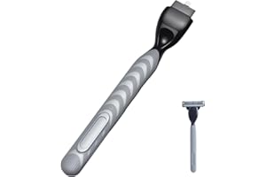 MAGICIANSBOX ONLY Compatible with Gillette Mach 3 Handle,Ergonomic Metal Replacemen Handle Compatible with Gillette Mach3 Razors for Men,Comfort and and Non-Slip,1Pack.(Not Includes Refill heads)
