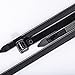 HARILEMINY 18 Inch Cable Long Zip Ties Heavy Duty 50 Pieces Self-Locking Ultra Strong Plastic Wire Ties Tensile Strength Big Long Nylon Cable Tie Wraps Width in Black White UV Resistant