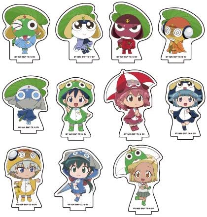 Amazon ケロロ軍曹 01 梅雨ver ミニキャラ アクリルぷちスタンド Box アニメ 萌えグッズ 通販