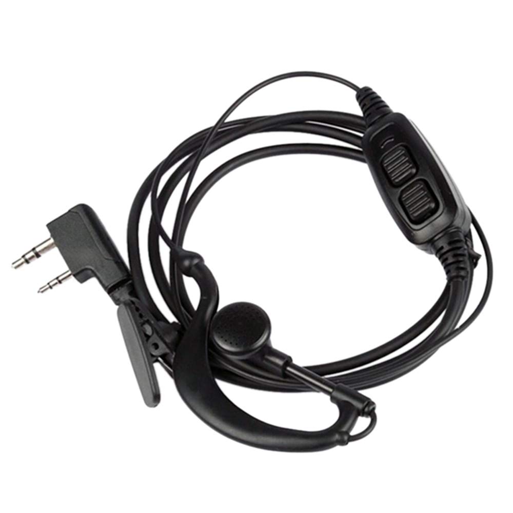 Mengshen Headset Dual PTT Earpiece Earphone Compatible for UV-82 Series Two Way Radio UV-82 UV-82HP, UV-82X, UV-82C, UV-82,UV-82L, EJ03