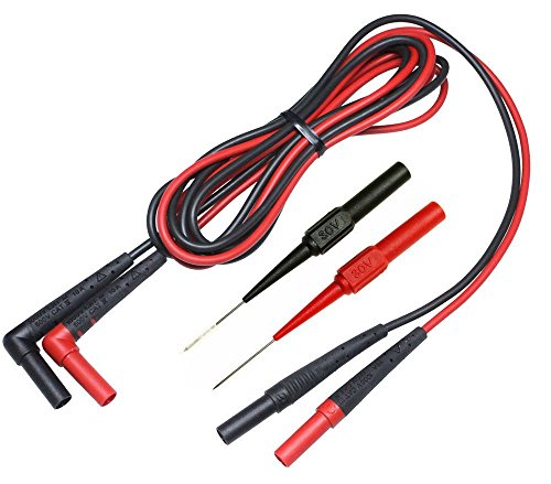 TestHelper Piercing Needle Test Probes +SureGrip Insulated Test Leads, 63" Length