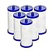 AQUACREST Replacement Refrigerator Water Filter, Compatible with WF1CB, WFCB, RG100, NGRG2000, WF284, 9910, 469906, 469910 (Pack of 6) primary