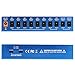 Yuker PS-10ADJ Guitar Pedal Power Supply, 10 Isolated DC Channel for 9V/12V/18V, with Short Circuit and Over Current Protection, (Blue Brick)