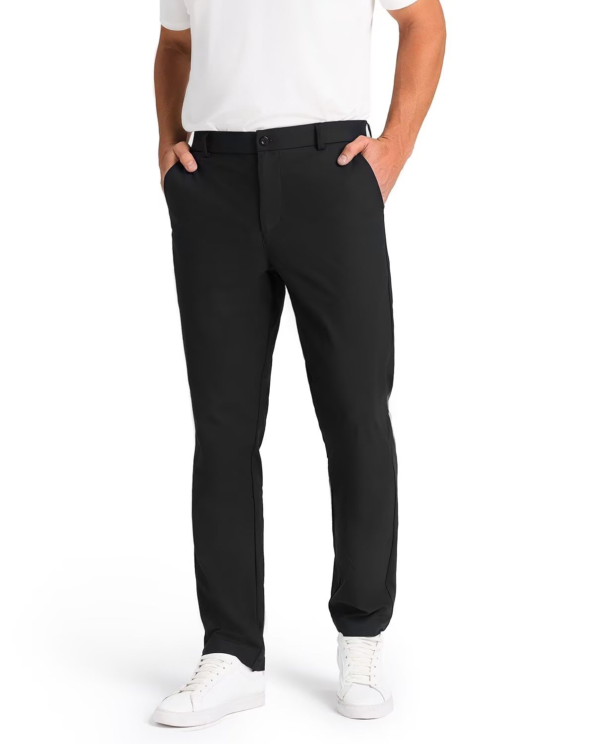SNOWTEN Mens Golf Pants Classic Fit Stretch Work