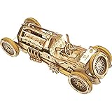 S.T.E.A.M. Line Toys UGears Mechanical Models 3-D Wooden Puzzle - Mechanical U-9 Grand Prix Car
