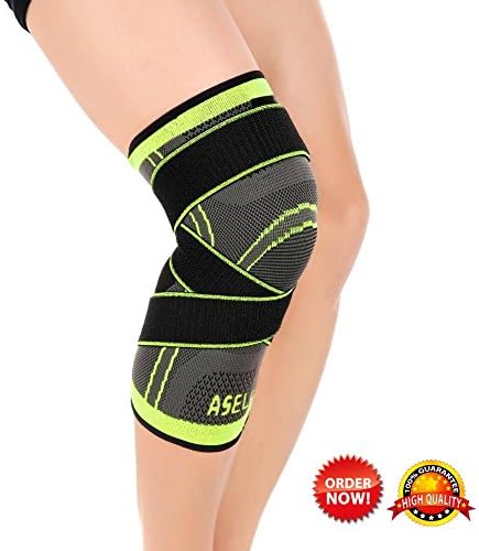 Knee Sleeve, Compression Fit Support -for Joint Pain and Arthritis Relief, Improved Circulation Compression - Wear Anywhere - Single (Medium)
