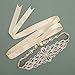SWEETV Luxury Rhinestone Wedding Belt Bridal Sash Belt Crystal Dress Headband DIY Accessories, Rose Gold