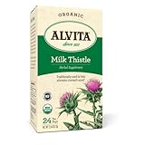 Alvita Teas Organic Herbal Tea Bags Milk Thistle - 24 Tea Bags
