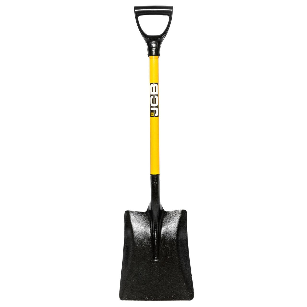 JCB 250mm x 320mm Square Open Socket Yard Shovel, Carbon Steel Forged Blade for Shovelling Tasks Such as Mixing, moving Aggregate, Soil, Sand, Cement, Industrial Waste, Farmyard Waste and Debris