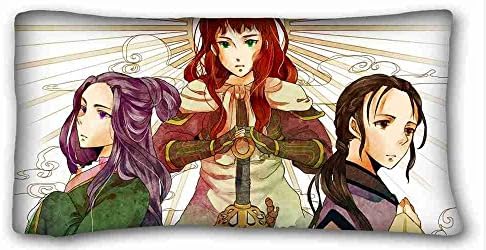 Generic Personalized ( Anime Juuni Kokuki ) Rectangle Pillowcase 20x36 inches (one side) suitable for California King-bed PC-Orange-28763