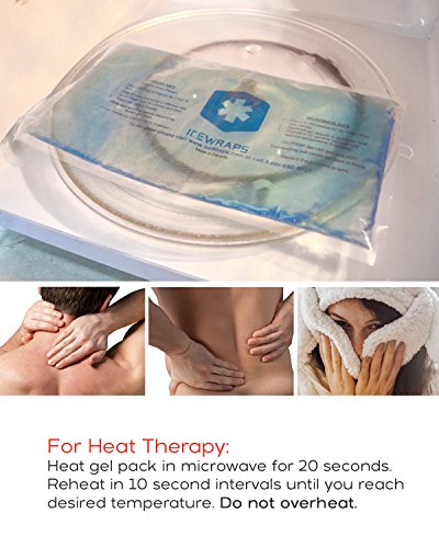 image for Blue 6x10 Gel Pack Reusable Microwavable Hot Pack, Ideal Ice Pack for 