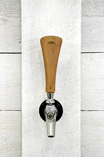 Beer Coffee Tap Handle solid Cherry Wood 5" inch tall. Works on all Bar Taps, Brewery, Home Beer Taps including Kegerator